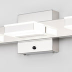 mirrea 20" LED Chrome Vanity Light 3000K/4000K/5000K CCT Adjustable 3 Light Bathroom Light Fixture Over Mirror