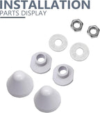 for Geberit 152.404.46.1wall hung toilet connector set with Mounting Hardware