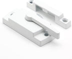 Uenhoy 2 Pack Cam Action Window Sash Locks for Double Hung Windows, Hole Center White Sash Window Locks for Vertical & Horizontal Sliding Windows