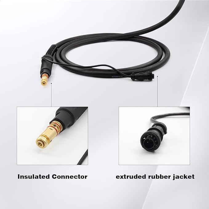 MIG Welding Gun K530-6 Magnum Torch Stinger 100Amp 10ft Replacement for Lincoln Magnum 100L K530-6 SP/Power MIG 140T 180T,Easy-Core/Pro-MIG/MIG Pak 140 180