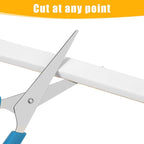 Weather Stripping Seal (1 Inch X 1/2 Inch) for Door Window, 10Feet High Density Foam Tape, Soundproofing, Insulation Strip, Door Sealers for Door Frame- White