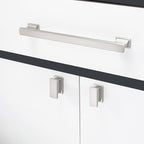 COTYKILEY 10 Pack 7 Inch(177mm) Brushed Satin Nickel Cabinet Handles Kitchen Cabinet Pulls Cabinet Door Handles Kitchen Cabinet Hardware