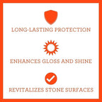 TriNova Granite Cleaner with Sealer and Protectant Bundle