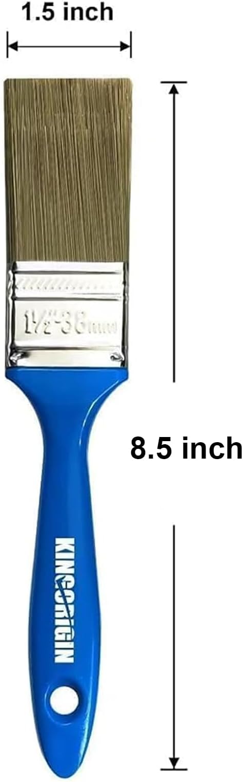 1.5 Inch Paint Brush Set, 40 Pack, 1-1/2 Inch (38mm) Flat Paint Brushes for Walls, Furniture, Crafts, Professional DIY Painting & Touch-Ups