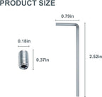 10Pcs Kitchen Faucet Parts for Moen 155023 Screw Kit,Stainless Steel Screws for Kitchen Faucet Handle Repair & Faucet Replacement Parts,Compatible with Moen Single Handle Faucet