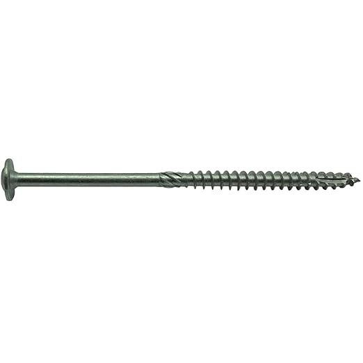 Jake Sales #15 x 5" Construction Lag Screw Stainless Steel T-30 Torx/Star Drive Heavy Duty Lag Screw Far Superior to Common Lag Screws (100 Screw Count) Modified Truss Washer Head