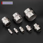 3/8" x 3/8" NPT Male Threaded Hex Nipple,Stainless Steel 304 Quick Coupler Pipe Fitting