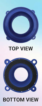 One N Done Toilet Flange Repair Kit – Complete Toilet Wax Ring Replacement Kit – Durable Waxless Toilet Ring – Includes Toilet Flange Bolts and nuts,washers - Toilet Flange Extension Kit (5 Packs)