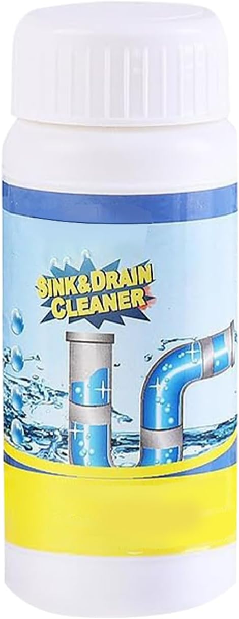 Sink & Drain Cleaner, Dodorado Drain Cleaner Powder, 3.9 oz Bottle, Sewer Pipe Maintainer for Kitchen, Bathtub, Shower Drains (1Bottle)