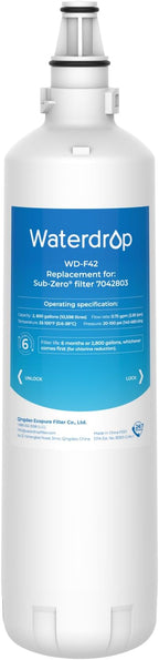 Waterdrop 7012333 Ice Maker Water Filter, Replacement for Sub-Zero 7012333/7042803, UC-15, UC-15IP Ice Maker Water Filter, Manitowoc K00374 K00374001