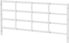 Fixed Window Safety Guard 19”x 54” Adjustable Width Prevents Accidental Falls, Non-Egress, Tamper Resistant Screws Included, White, Single Pack