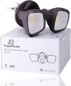 RuggedGrade 20W Turin II Series LED Security Wall Light - Adjustable LED Flood Light - 1,750 Lumens - 5000K Bright White - Bronze Housing - Outdoor LED Light - DLC 5.1 Premium