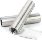 TAISHER 2PCS Stainless Steel Pipe Fittings, 1/2" NPT x 1/2" NPT Female Threaded, 4" Length Nipple Cast Pipe