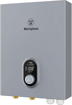 Westinghouse 24kW 240V Electric Tankless Water Heater, Instant Hot Water Heater, On Demand Hot Water, Smart WiFi Control, Works with Alexa & Google Home, ETL Certified, IPX4, Gray