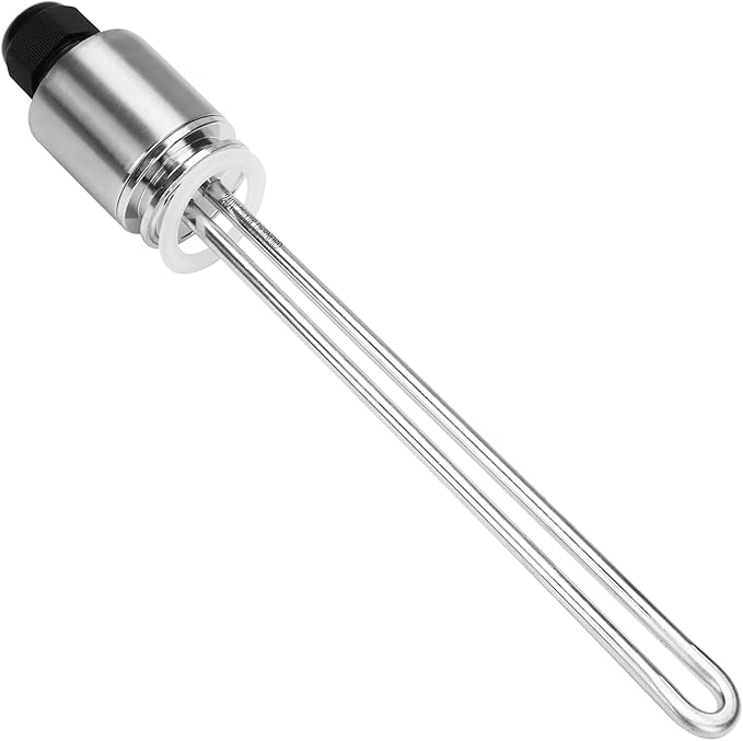 DERNORD 1.5 Inch (OD50.5mm) Tri-clamp Heating Element 240V 2500W Electric Water Heater High Watt Density