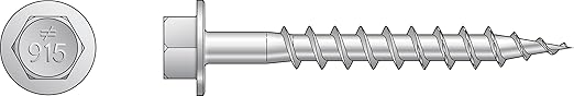 Simpson Strong-Tie SD9112R100 - #9 x 1-1/2 Inch Strong Drive SD Connector Screws - 1/4 Inch Hex Head, Galvanized Coating, Hex Bit Included, for Construction, Home Improvement (Box of 100)