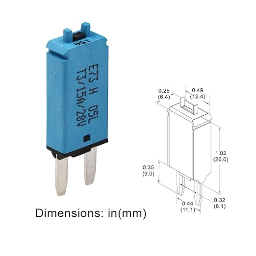 Gloaso DC 12V 24V Mini ATM Fuse Circuit Breaker Manual Reset Low Profile Resettable Blade Fuses Kit 5A 10A 15A 20A 25A 30A E73 for Car Automotive RV Solar Motor Boat - UL Certified - Mixed 6 Pack