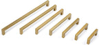 30 Pack Champagne Cabinet Pulls Square Drawer Handles Cupboard Handles Modern Stainless Steel Kitchen Cabinet Handles 8 Inch Caninet Hardware