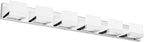 Tipace Modern 6 Lights LED Vanity Light for Bathroom Up and Down Chrome Bathroom Wall Light Fixtures Over Mirror(White Light 6000K)