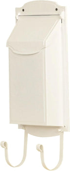 Special Lite Contemporary Vertical Wall Mount Mailbox - White Aluminum Mailbox for Wall Mount - SVC-1002-WH