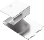 40 Pack Hurricane Window Clips, Silver Steel Hurricane Board-Up Clips Fits 1/2 inch Thick Plywood/Brick/Wood & Stucco, Used to Secure Plywood Hurricane Shutters