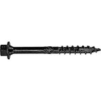 Jake Sales #14 X 2-1/2" Heavy Duty Black Timber/Log/Landscaping Wood Screws - Exterior Coated Heavy Duty Screws 5 Pounds ~197 Screws