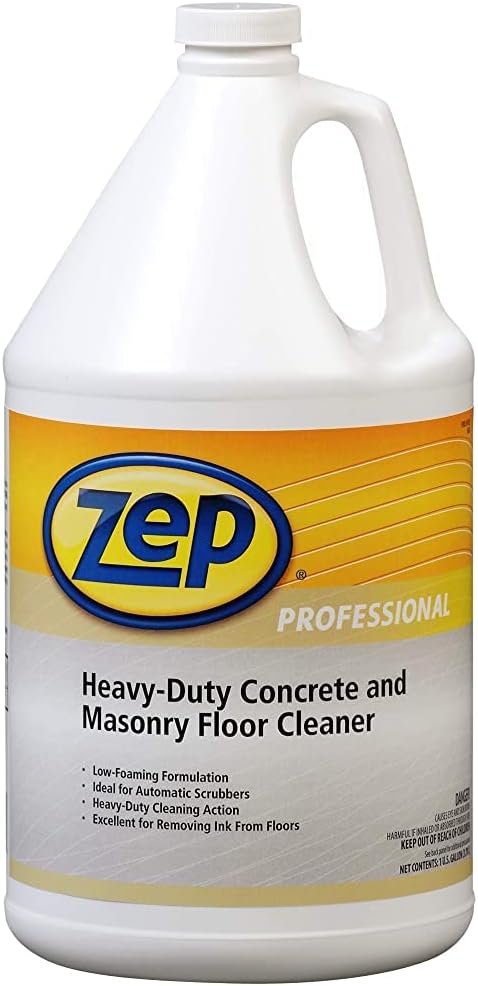 Zep Professional Heavy-Duty Concrete and Masonry Floor Cleaner - R03324-1 Gallon (Case of 4) 1041549 - Instudrial Strength