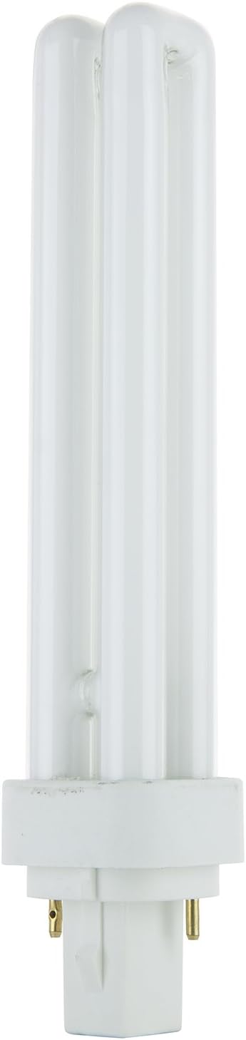 Sunlite PLD26/SP27K 26-Watt Compact Fluorescent Plug-In 2-Pin Light Bulb, 2700K Color