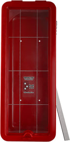 Fire Extinguisher Cabinet Fire Extinguisher Box Outdoor Fire Cabinet Mounted Fire Extinguisher Cabinet Fire Extinguisher Cover (Red with Breaker Bar Attachment, Rx350, Plastic, 10 Pounds, 2, AKA1)