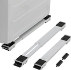 LUCKUP Heavy Duty Appliance Rollers, Extendable Washing Machine Stand Furniture Rollers Mobile Fridge Base Furniture Sliders for Refrigerators Washer and Dryer Support 660 lbs, White