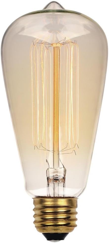 Westinghouse 0413200 60 Watt ST20 Amber Timeless Vintage Inspired Bulb with Medium Base