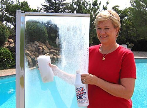 BRING IT ON! CLEANER Professional Hard Water Stain Remover & Glass Shield Sealant - Tiles, grout, Windows, Fiberglass, Chrome, Tubs, Toilets