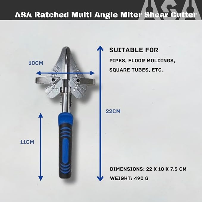 ASA TOOL GBK-84 Black Gold Power-Assisted Raceway Cutter – Effortless Cutting for Tough Jobs