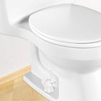 2PCS Toilet Bolt Covers Decorative, Ceramic Toilet Bolt Caps for Bottom Screws,Easy to Install Cute Bathroom Decor, Animal-Shaped Bowl Screw Cover Set Protectors for Modern Home(White, Elephant)