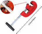 Heavy Duty 1/8-2" Pipe Cutter - Sharp rigid pipe cutter cuts galvanized, copper, and iron pipes - Includes additional blades