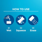 CLEAN Miracle Eraser Pads, 50 Count – Multi-Surface, Chemical-Free Cleaning Pads for Home