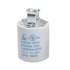 E26 Socket,Ceramic Medium Base Screw Socket E26 E27 Keyless Glazed Porcelain Lampholder (Keyless)
