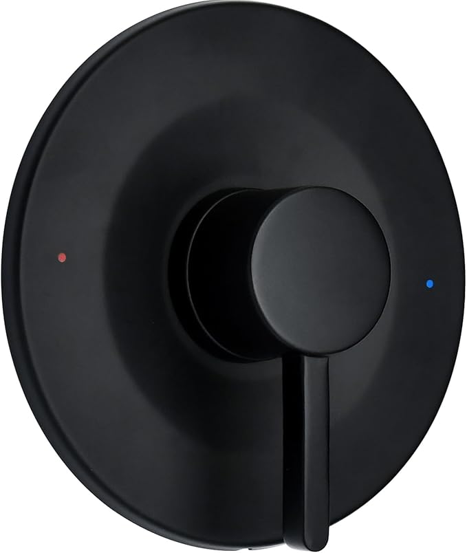 Matte Black Shower Trim Kit Compatible with Moen Posi-Temp Valve, Bathroom shower Lever Single-Handle faucet (Valve Not Included)