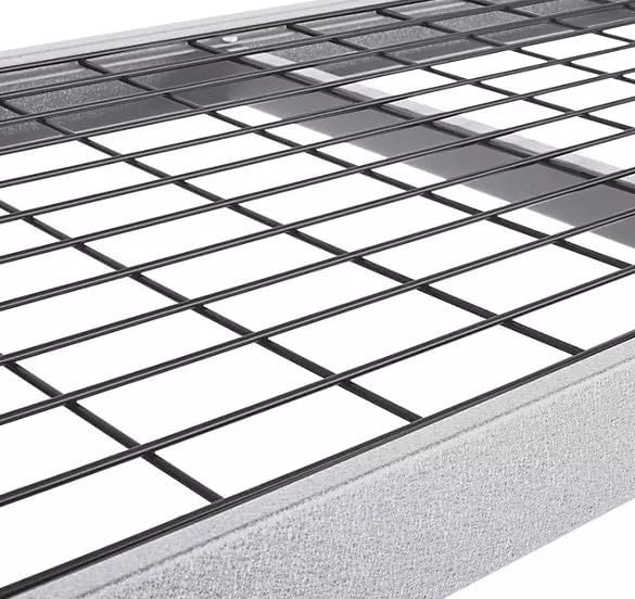 Heavy Duty Member Mark 4-Shelf Industrial Storage Rack, 77" W x 24" D x 72" H (Granite, 1 Pack)