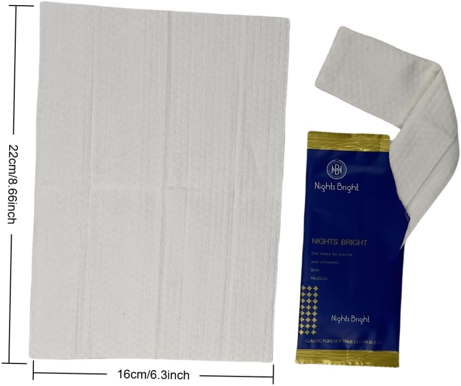 3 Piece Fine Jewelry Polishing Cloths Sterling Silver, Gold, Platinum Double Sided Jewelry Cleaner - Keeps It Shining1