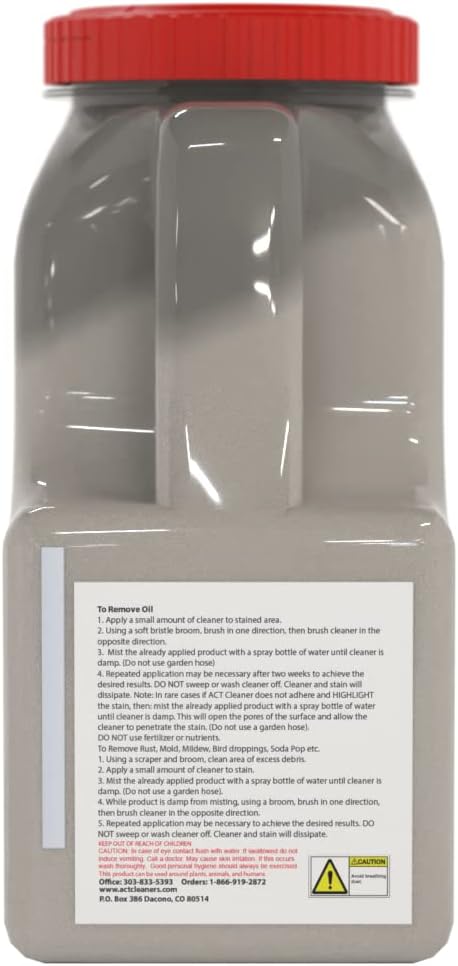 ACT Concrete Cleaner Eco Friendly 10lb. Covers 1000sqft.