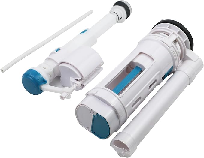 T Tulead 9.84-Inch Flush Valve Toilet Repair Kit Toilet Tank Repair Parts 7/8" Fill Valve Thread