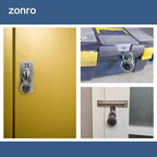 ZonRo Locks Combination Padlock, Fixed Dial Combination Padlock 48 Pack,3 Digit Code Standard Dial Combination, 2 in Wide. 3 in Height, Black Turntable, Lock for Gym & Locker, School, Toolbox