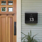 10Pcs Mailbox Numbers for outside 0-9, 2.75 inch 3D Self Adhesive Street Address House Door Numbers Signs for Apartment,Office,Cars,Mailboxes (Silver)