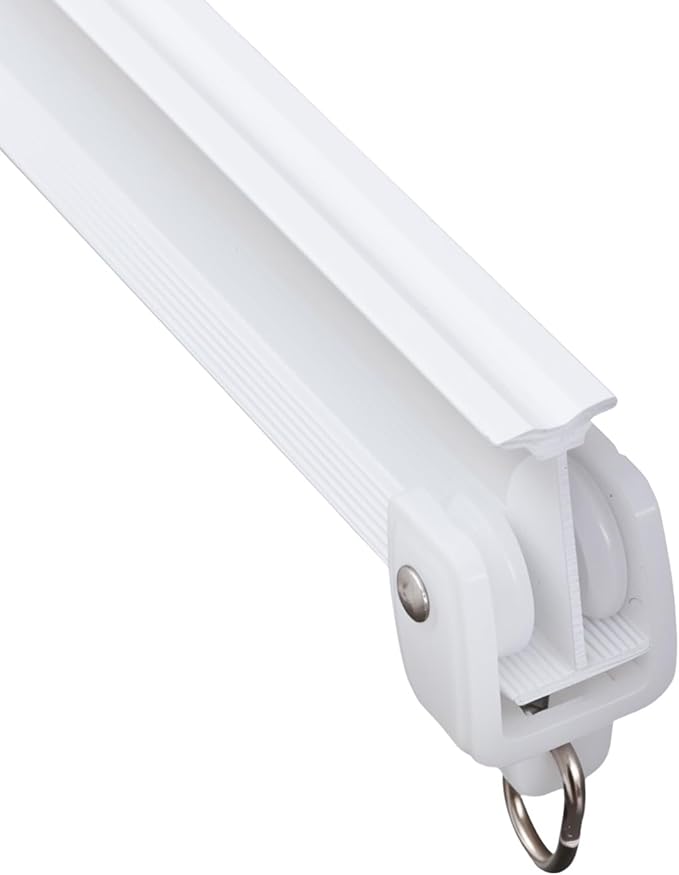 Bendable Ceiling Curtain Track White Pulley 20pcs