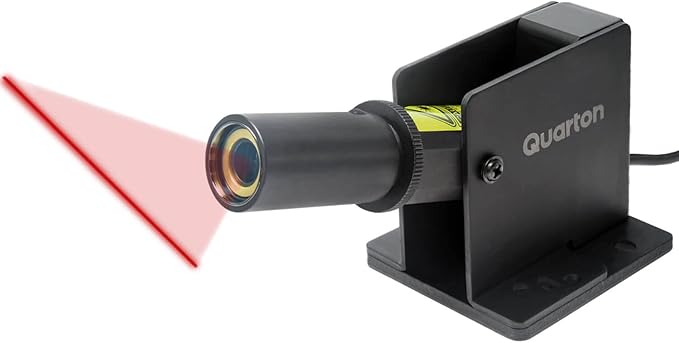 Laser Level ML-100 Red Line Generator for Indoor Large-Scale Cutting, Measuring, Alignment, Construction, Laser Projector, Waterproof, Type-C Charging, Magnetic Base, Class 1 product