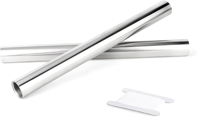 TAISHER 2PCS Stainless Steel Pipe Fittings, 1" NPT Female x 1" NPT Female Threaded, 16" Length Nipple Cast Pipe