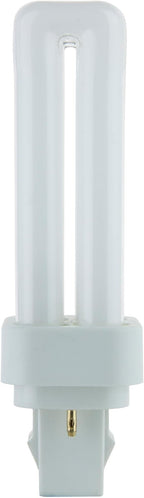 Sunlite 40543 PLD13/SP65K/10PK Double Twin Tube Compact Fluorescent Lamp, PLD 2-Pin, 13 Watts, 660 Lumens, 6500K Daylight, 2-Pin (GX23-2) Base, 10 Pack