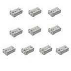 10 Pcs 0695015.PXPS Slotted MCASE Cartridge Fuse, 15A, 32V