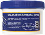 Wright's Silver Cleaner and Polish Cream - 6 Pack - 8 Ounce - Ammonia-Free - Gently Clean and Remove Tarnish without Scratching